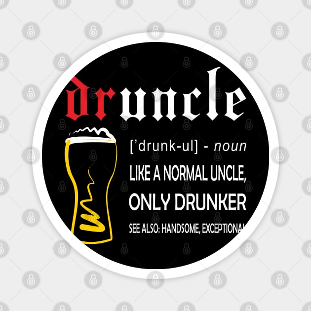 Beer Funny Drunk Uncle Magnet by padune